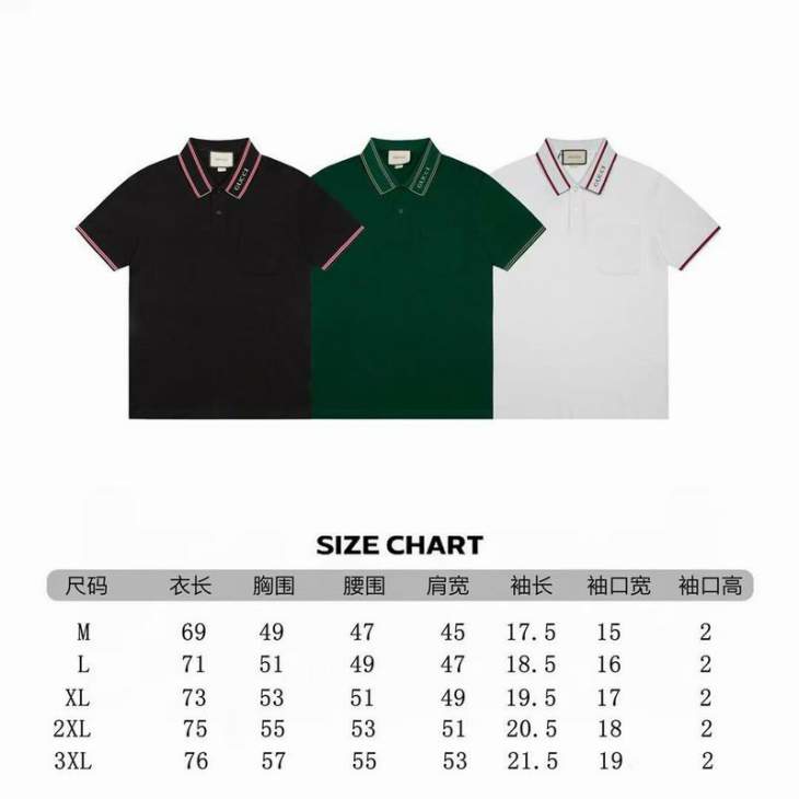 Picture of Gucci Polo Shirts Short _SKUGucciM-3XL8qx0227630